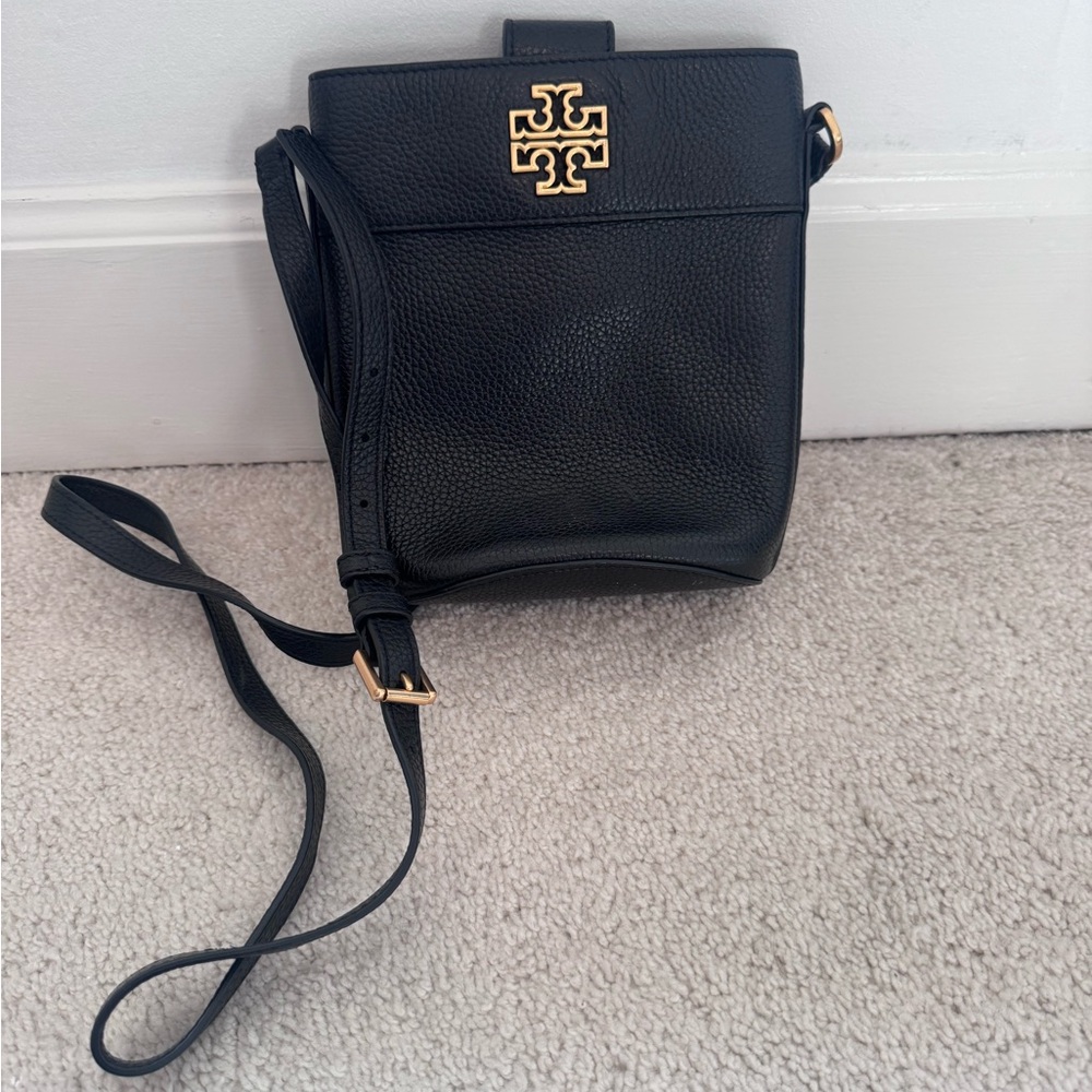 Tory Burch Black Leather Crossbody Bag